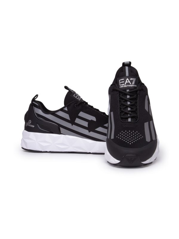 EA7 Mens Side Logo Sneaker Court Trainers Black 6 UK: Amazon.co.uk: Fashion