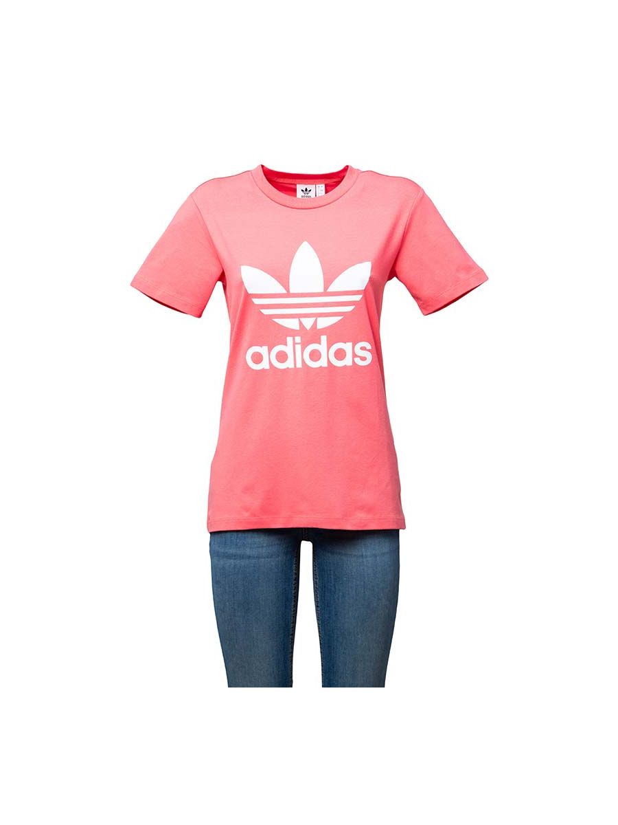 sconto 48% Adidas T-shirt Rosa/Bianco L MODA DONNA Camicie & T-shirt T-shirt Stampato 
