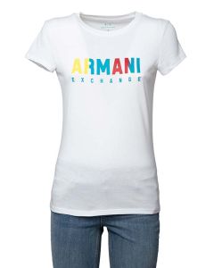 Armani AX T-shirt da Donna a Manica Corta