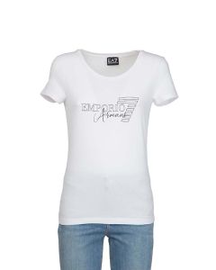 EA7 Armani T-shirt da Donna a Manica Corta