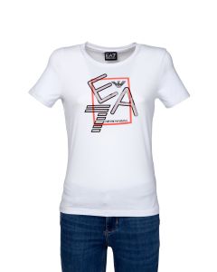 T-shirt EA7 da Donna con Maxi Logo