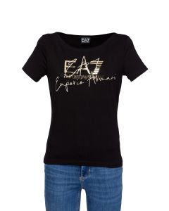 T-Shirt EA7 da Donna con Maniche Corte a Kimono