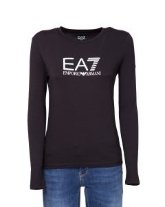 EA7 Armani T-Shirt da Donna a Maniche Lunghe