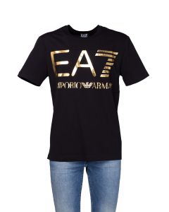 EA7 Armani T-Shirt da Uomo con Logo a Maniche Corte