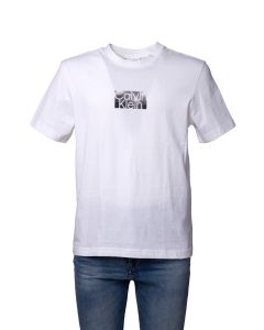 Calvin Klein T-Shirt da Uomo a Manica Corta con Stampa