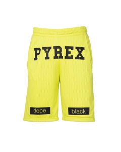 Pyrex Shorts Uomo in Rete con Logo