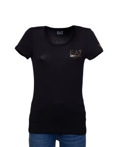 EA7 Emporio Armani T-Shirt da Donna in Misto Cotone