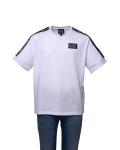 EA7 Armani T-Shirt da Ragazzo con Bande