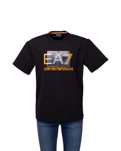 EA7 Emporio Armani T-Shirt da Uomo con Logo Bicolore