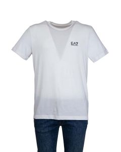 EA7 T-Shirt da Uomo Girocollo Logo Piccolo
