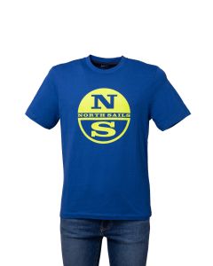 North Sails T-Shirt da Uomo con Logo Grande