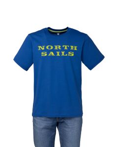 North Sails T-Shirt da Uomo con Scritta Big