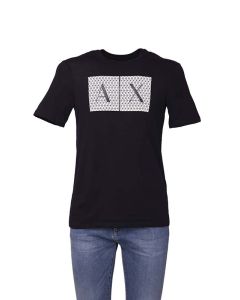 Armani Ax T-Shirt da Uomo Slim Fit con Logo a Rilievo