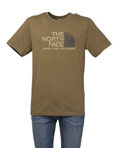 The North Face T-shirt da Uomo a Manica Corta con Stampa