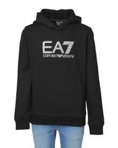 EA7 Felpa da Ragazzo con Cappuccio e Logo Big