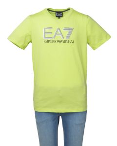 EA7 Armani T-Shirt da Ragazzo con Logo Grande