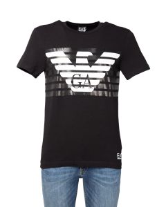 EA7 Armani T-Shirt da Uomo con Stampa Logo Eagle