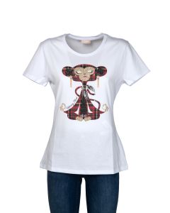 Liu-Jo T-Shirt da Donna Maniche Corte con Stampa