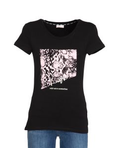 Liu-Jo T-Shirt da Donna con Stampa Pitonata