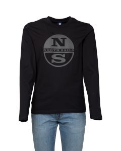 North Sails T-shirt da Uomo con Maxi Stampa