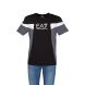 T-shirt EA7 da Uomo a Manica Corta con Color Block