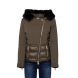 Fracomina Women’s Softshell Jacket with Eco-Fur