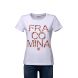 Fracomina T-shirt da Donna a Manica Corta con Stampa