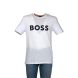 Hugo Boss T-Shirt da Uomo a Manica Corta con Scritta Big