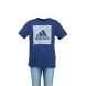 Adidas T-Shirt da Ragazzo Must Haves Blu con Logo a Riquadro