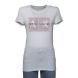 Armani AX T-shirt da Donna a Manica Corta con Stampa con Applicazioni